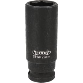 Tecos krafttop, 1/2", lang, 22 mm