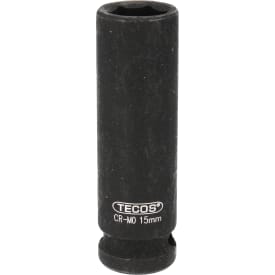 Tecos krafttop, 1/2", lang, 15 mm