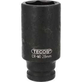 Tecos krafttop, 1/2", lang, 28 mm