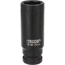 Tecos krafttop, 1/2", lang, 20 mm