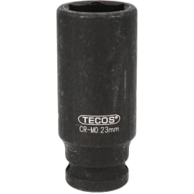 Tecos krafttopp, 1/2", lang, 23 mm