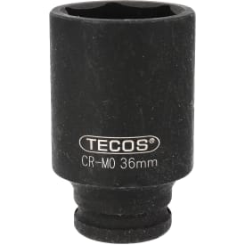 Tecos krafttop, 1/2", lang, 36 mm