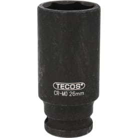 Tecos krafttop, 1/2", lang, 26 mm