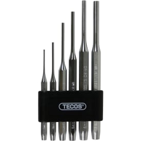 Tecos splituddriversæt, 2 - 8 mm, 6 dele