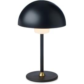 Halo Design Moon genopladelig bordlampe, sort