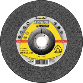 10 stk Klingspor skrubskive A 24 R 01, til stål, 150 x 4 mm, Forsat