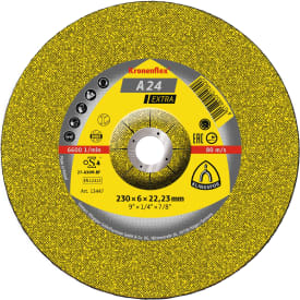 Klingspor skrubskive A 24 Extra, til metal, 230 x 6 mm, Forsat
