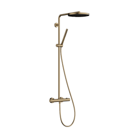 Hansgrohe Pulsify S Puro 260 brusesæt, vandsparende, børstet bronze