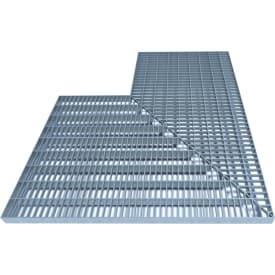 Flexi 300 x 25 x 500 mm hjørnerist t/s.affugter, S235JR/DIN1461