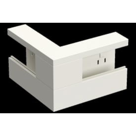 Udvendigt Hjørne WGX-S YH 170Ax65 hvid RAL9010/60