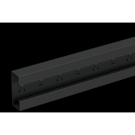 Kanaldel WGX-S U170x65 3,0m sort RAL9017/30