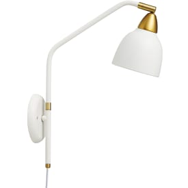 Superliving Urban vegglampe, høy, hvit