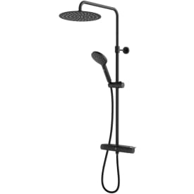 Gustavsberg Estetic Roundt dusjsett, matt svart