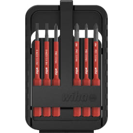 Wiha bitsæt med 6 SlimBit, PH og PZ