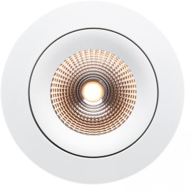 SLC One 360° indbygningsspot, 1800-3000K, hvid