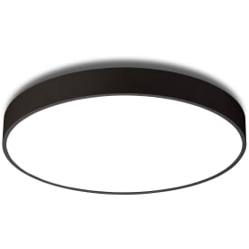 Antidark Luna plafond, Ø45 cm, 3000K, sort