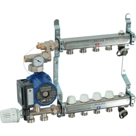 Salus gulvvarmeshunt med 6 grener