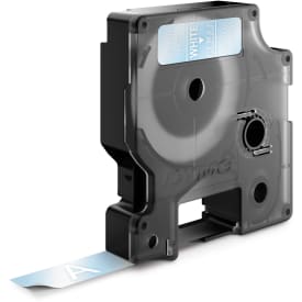 5 stk DYMO® Standard D1 tape, 12 mm, hvid på klar