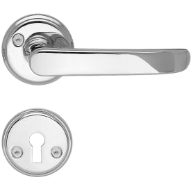 Beslagsboden Basic Classic dörrhantag, polerad krom