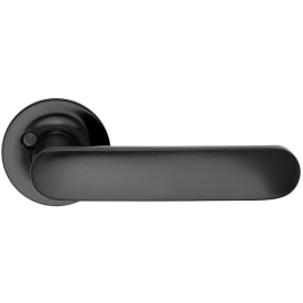 Beslagsboden Modern dørhåndtag, udendørs, sort