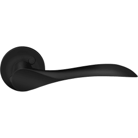 Beslagsboden Classic dörrhantag, utomhus, svart