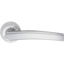 Beslagsboden Modern dørhåndtag, udendørs, børstet krom