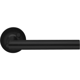 Beslagsboden Modernt dörrhantag, utomhus, svart