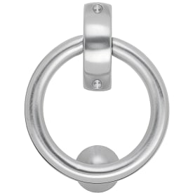 Beslagsboden dørhammer, børstet krom