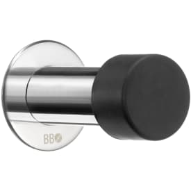 Beslagsboden dörrstopp, polerat stål, 7,5 cm