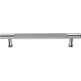 Beslagsboden bøjlegreb, cc 128 mm, poleret krom