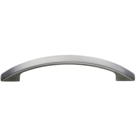 Beslagsboden bøjlegreb, cc 96 mm, børstet krom