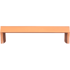 Beslagsboden bøjlegreb, cc 96 mm, poleret kobber