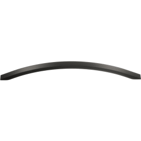 Beslagsboden bøjlegreb, cc 160 mm, sort aluminium