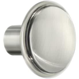 Knott, børstet nikkel, diam 30 mm