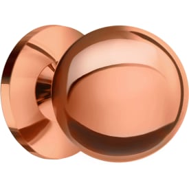Beslagsboden knop, kobber