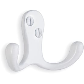 Beslagsboden håndklædekrog, hvid