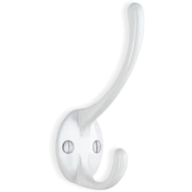 Beslagsboden håndklædekrog, hvid