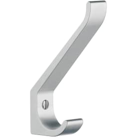 Beslagsboden håndklædekrog, mat aluminium