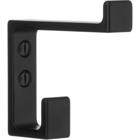 Beslagsboden håndklædekrog, mat sort