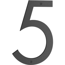 Beslagsboden Nordic husnummer, 5, matt svart