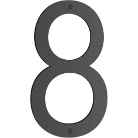 Beslagsboden Nordic husnummer, 8, matt svart