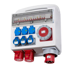 Wexim byggestrømstavle, lille udgave, 63A