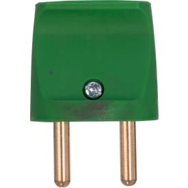 LK Stikprop, ekstra forstærket, rund, uden jord, Grøn