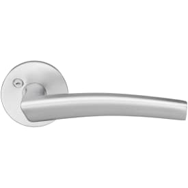 Beslagsboden Modern dørhåndtag, børstet krom, 3 stk.