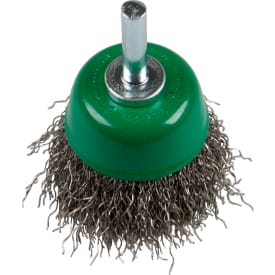 Klingspor kopbørste BTS 600 W, rustfri stål, 6 mm skaft, 50 mm