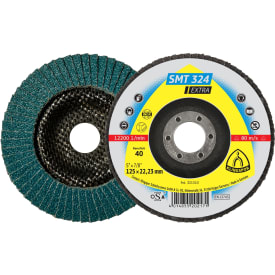 10 st Klingspor lamellslipskiva SMT 324, 125 x 22,23 mm, K40