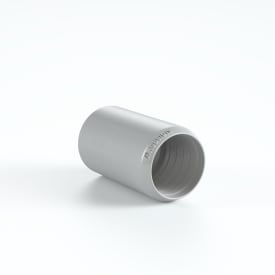 Plasthylse 20 mm, halogenfri, grå