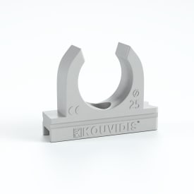 50 stk Rørholder 20 mm, grå