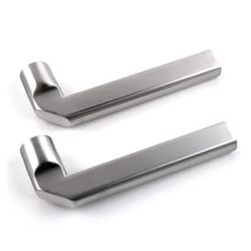 Flat L-greb sæt til T-Lock, rustfrit stål, 2 stk.