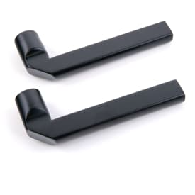 Flat L-greb sæt til T-Lock, sortlakeret, 2 stk.